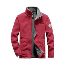 Jaqueta Térmica Masculina De Fleece Polar Grossa, Casaco Tático Esportivo Softshell Para Caminhada E