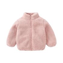 Jaqueta Térmica Rosa Para Meninas, Casacos Quentes De Outono E Inverno Para Crianças De 1 a 5 Anos,