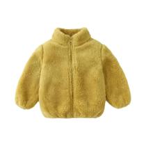 Jaqueta Térmica Rosa Para Meninas Outono Inverno Quente Casacos Infantis 1-5 Anos Moda Coreana