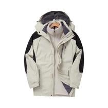 Jaqueta Térmica Unissex 3 Em 1 Impermeável, Corta-Vento E Respirável Para Manter O Calor E Seco