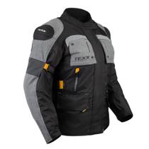 Jaqueta Texx Armor Ld Fem Pret Cinz Laranj M F016 Jaqueta Texx Armor Ld Fem Pret Cinz Laranj M F016