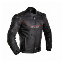Jaqueta texx falcon v2 preta e vermelha -