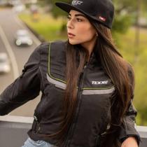 Jaqueta Texx New Strike V2 Feminina Preto Verde