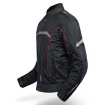 Jaqueta Texx New Strike V2 Summer Masculina Preto Vermelho Tamanho M