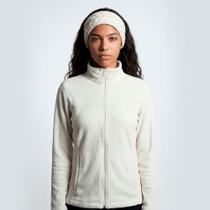 Jaqueta The North Face Fleece Glacier Fz Off White Feminino Jaqueta The North Face Fleece Glacier Fz Off White Feminino