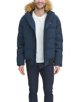 Jaqueta Tommy Hilfiger Arctic Cloth acolchoada com snorkel azul marinho para homem