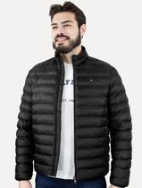 Jaqueta Tommy Hilfiger Core Packable Recycled Preto