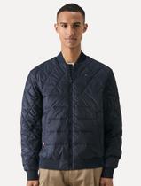 Jaqueta Tommy Hilfiger Packable Recycled Bomber Azul Marinho