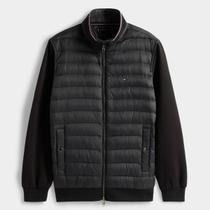 Jaqueta Tommy Hilfiger Puffer Mix Stand Masculina Jaqueta Tommy Hilfiger Puffer Mix Stand Masculina