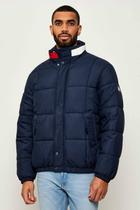 Jaqueta Tommy Jeans Masculina DNA Collar Puffer Azul Marinho - Cor Azul marinho - Tamanho L/G