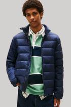 Jaqueta Tommy Jeans Masculina Relaxed Fit LT Down Jacket Puffer Azul Marinho - Cor Azul marinho - Tamanho M/M Jaqueta Tommy Jeans Masculina Relaxed Fit LT Down Jacket Puffer Azul Marinho - Cor Azul marinho - Tamanho M/M