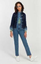Jaqueta tradicional com elastano jeans dimy candy (82819)