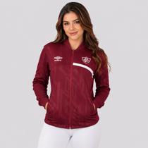 Jaqueta Umbro Fluminense Hino 2025 Feminina Bordô Jaqueta Umbro Fluminense Hino 2025 Feminina Bordô