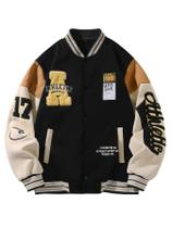 Jaqueta Varsity Masculina com Bordado Lavvel