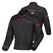 Jaqueta Vent Shiver Com Proteção Feminina Rosa Motociclista Motoqueira Jaqueta Vent Shiver Com Proteção Feminina Rosa Motociclista Motoqueira
