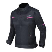 Jaqueta X11 Breeze 2 Feminina Preta E Rosa
