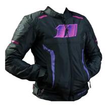 Jaqueta X11 Feminina Rosa Roxo OneSport Sporadic Impermeável