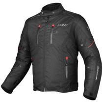 Jaqueta X11 Iron 3 Masculina Preto Vermelho - X11 EXPERT RIDERS