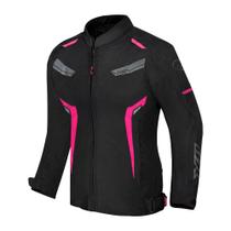 Jaqueta x11 one sport feminina preto rosa