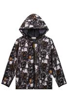 Jaquete Infantil Corta Vento Quente Estampada Monstrinhos Lucboo Roupa Inverno Para Festas Eventos