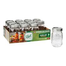 Jar Ball Pint Regular Mouth 473 ml, conjunto de 12
