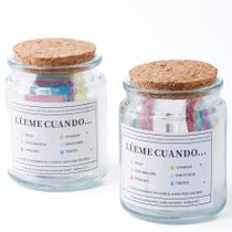 Jar Set Xylarnoveth com versículos da Bíblia em espanhol