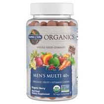 Jardim da Vida mykind Organics Men 40+ Gummy Vitamins, 40+Multi Berry, 120 Count