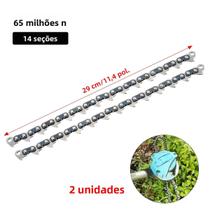 Jardim Trimmer Cabeça Coil Chain, Brush Cutter, Brushcutter Head, Lawn Mower Tool, 2pcs, 65Mn