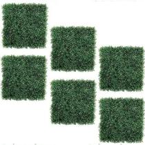 Jardim Vertical Artificial Buchinho 60x40 Kit 5 Placas Luxo - Triboshop