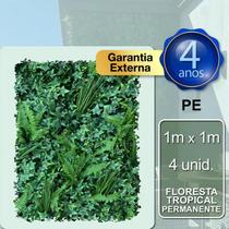 Jardim Vertical de 1m x 1m Floresta Tropical 4 unidades