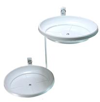 Jardim Vertical - Suporte de Parede Branco Para 2 Vasos Pequenos Aproveite seu Espaço! Esquerdo Jardim Vertical - Suporte de Parede Branco Para 2 Vasos Pequenos Aproveite seu Espaço! Esquerdo