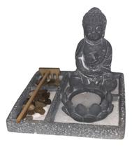 Jardim Zen 15 Cm Buda Jardim Vela E Pedras Presente Cm Areia Jardim Zen 15 Cm Buda Jardim Vela E Pedras Presente Cm Areia