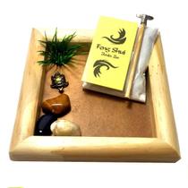 Jardim Zen Quadrado Marfim Feng Shui 13Cm - 763