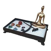 Jardim Zen Retangular Arei Rastelo Yoga ePedra Dos 7 Chakras - Decore Casa Jardim Zen Retangular Arei Rastelo Yoga ePedra Dos 7 Chakras - Decore Casa