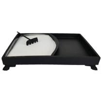 Jardim Zen Retangular De Resina Com Rastelo E Areia Fina - Decore Casa Jardim Zen Retangular De Resina Com Rastelo E Areia Fina - Decore Casa