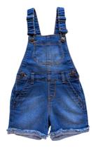 Jardineira Bebê Masculina Jeans Dmenor