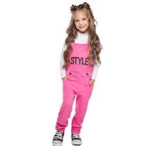 Jardineira Calça Infantil Feminina Style Have Fun 25156