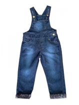 Jardineira Calça Jeans Infantil Menina - Parizi