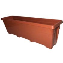 Jardineira De Chão Floreira De Plástico 80cm Para Plantas E Flores