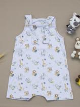 Jardineira De Cotton Com Alça Ajustável De Nó De Toque Macio