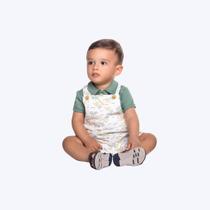 Jardineira Estampada Bebê Menino Have Fun 29768