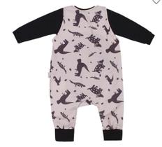 Jardineira Estampada Menino 2 Peças Miniclo