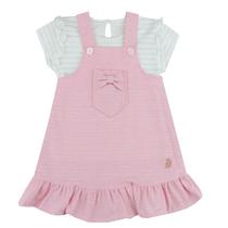 Jardineira feminina c/blusa 70021 sonho de nenem