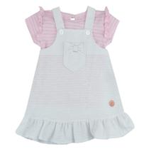 Jardineira feminina c/blusa 70021 sonho de nenem