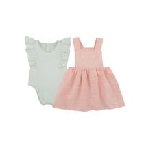 Jardineira feminina com body 3089