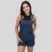 Jardineira feminina infanto juvenil macaquinho 10 ao 16 Jardineira feminina infanto juvenil macaquinho 10 ao 16