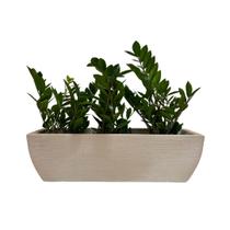 Jardineira Floreira 80x25cm Decorativa De Polietileno Para Plantas