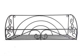 jardineira floreira design 60 cm ferro suporte parede janela decoração arte rococó jardime suporte para vasos de flores plantas hortaliças casa aparta - MINAS ARTE PRÓPRIA