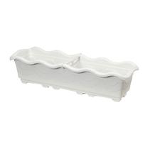 Jardineira Floreira Marmore Media 37x17x14cm 3,5l de Plastico - Injeplastec