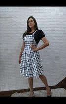 Jardineira Gode Midi Moda feminina Jardineira Gode Midi Moda feminina